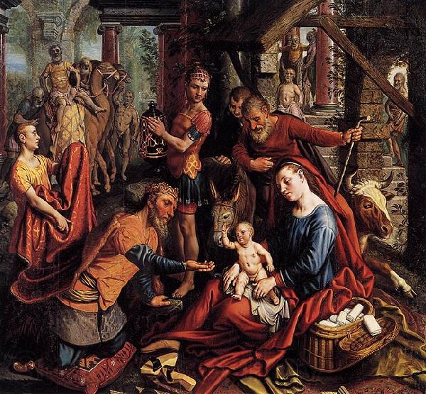 Pieter Aertsen adoration of the Magi Spain oil painting art
